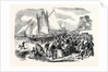 The Volunteers at Brighton: The Beach on Easter Sunday UK 1866 by Anonymous