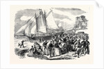 The Volunteers at Brighton: The Beach on Easter Sunday UK 1866 by Anonymous