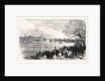 The Oxford and Cambridge University Boat Race: Passing the Crab Tree UK 1866 by Anonymous