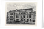 Front of the New Freemasons' Hall Great Queen Street Lincoln's Inn Fields 1866 by Anonymous