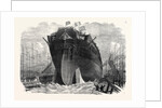 Attempted Launch of the Ironclad Frigate Northumberland at Millwall UK 1866 by Anonymous
