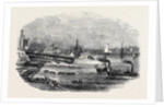 Launch of the Wellesley, at Blackwall by Anonymous