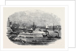 Launch of the Wellesley, at Blackwall by Anonymous