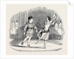 Mr. And Mrs. Keeley, in the Pas De Tambourine and Carving-Knife, at the Lyceum Theatre. by Anonymous