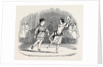 Mr. And Mrs. Keeley, in the Pas De Tambourine and Carving-Knife, at the Lyceum Theatre. by Anonymous