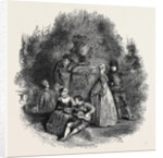 Scene from Watteau, in 1644. by Anonymous
