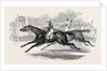 Mr. Day's the Ugly Buck, and Lord George Bentinck's the Devil to Pay, Race for 200 Guineas, at Newmarket by Anonymous