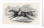 Mr. Day's the Ugly Buck, and Lord George Bentinck's the Devil to Pay, Race for 200 Guineas, at Newmarket by Anonymous