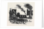 Burning of Naworth Castle, from a Drawing Made on the Spot by Anonymous