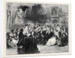 Mr. Charles Kemble Reading Shakspeare Before Her Majesty, at Buckingham Palace. by Anonymous