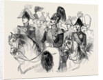 The Illustrious Visitors, and Staff, at the Grand Review, in Windsor Great Park. by Anonymous