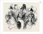 The Illustrious Visitors, and Staff, at the Grand Review, in Windsor Great Park. by Anonymous