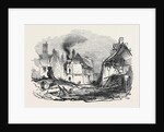 Ruins after the Fire, at Gravesend by Anonymous