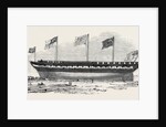 Launch of the Monarch, East Indiaman, at Blackwall by Anonymous
