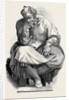 Specimen of Wood Engraving, the Prophet Jeremiah by Anonymous
