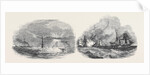 View of the Wreck, at Sunset; Supposed Case of a Steamer Pursued by an Enemy by Anonymous