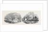View of the Wreck, at Sunset; Supposed Case of a Steamer Pursued by an Enemy by Anonymous