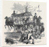 The Road.---Waggons, Etc., Goodwood Races 1844 by Anonymous
