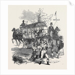 The Road.---Waggons, Etc., Goodwood Races 1844 by Anonymous