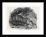 Burning of the Washington Hotel, New York. by Anonymous