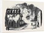 Burning of Irwell Buildings, Manchester by Anonymous