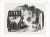 Burning of Irwell Buildings, Manchester by Anonymous