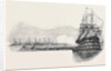 The Flag Ship Ocean, Saluting the Royal Squadron, at the Nore by Anonymous