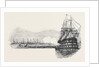 The Flag Ship Ocean, Saluting the Royal Squadron, at the Nore by Anonymous