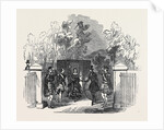 Her Majesty and Prince Albert Alighting at Blair Athol Church by Anonymous