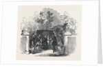 Her Majesty and Prince Albert Alighting at Blair Athol Church by Anonymous