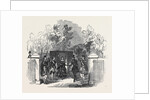 Her Majesty and Prince Albert Alighting at Blair Athol Church by Anonymous