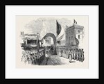Visit of the King of the French to Queen Victoria: King Louis Philippe Entering the Railway Station by Anonymous