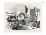 Visit of the King of the French to Queen Victoria: King Louis Philippe Entering the Railway Station by Anonymous