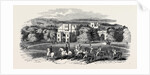 Visit of the King of the French to Queen Victoria: The Grand Lawn and Drive in Front of Victoria Gate, Windsor Castle by Anonymous