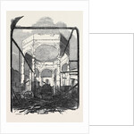 Destructive Fire at the New-Cross Railway Station: Ruins of the Octagon Building by Anonymous