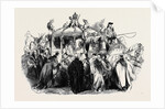 Procession of Her Majesty to Open the New Royal Exchange, Delivery of the City Sword, at Temple Bar by Anonymous