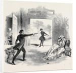 Scene from the Mysterious Stranger at the Adelphi Theatre by Anonymous