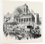 Her Majesty Passing the Marketplace, Northampton, Her Majesty's Late Visit to Burghley by Anonymous
