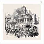 Her Majesty Passing the Marketplace, Northampton, Her Majesty's Late Visit to Burghley by Anonymous