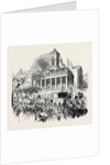 Her Majesty Passing the Marketplace, Northampton, Her Majesty's Late Visit to Burghley by Anonymous