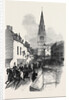 Her Majesty's Late Visit to Burghley, the Procession, St. Mary's Hill, Stamford by Anonymous