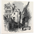 Street in Morlaix Brittany France 1871 by Anonymous