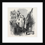 Street in Morlaix Brittany France 1871 by Anonymous