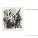 Street in Morlaix Brittany France 1871 by Anonymous