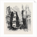 Street in Morlaix Brittany France 1871 by Anonymous