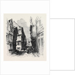 Street in Morlaix Brittany France 1871 by Anonymous