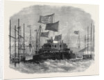 Launch of H.M.S. Cyclops at Blackwall 1871 by Anonymous