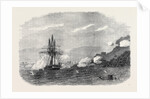 H.M.S. Rinaldo Bombarding Salangore in the Strait of Malacca 1871 by Anonymous