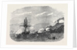H.M.S. Rinaldo Bombarding Salangore in the Strait of Malacca 1871 by Anonymous