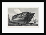 Breaking-Up H.M.S. Queen at Rotherhithe 1871 by Anonymous